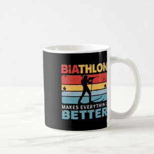 Biathlon Winter Skifahren Rafelschießen Biath Kaffeetasse