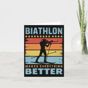Biathlon Winter Skifahren Rafelschießen Biath Karte