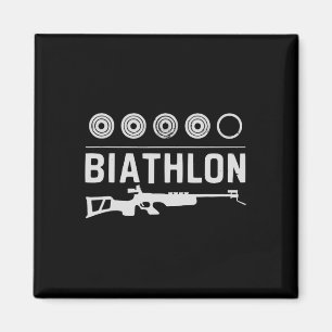 Biathlon Winter Skifahren Rafelschießen Biath Magnet