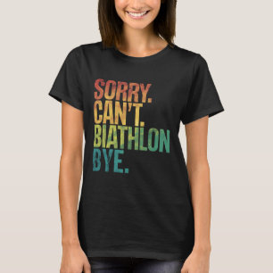 Biathlon Winter Skifahren Rafelschießen Biath T-Shirt
