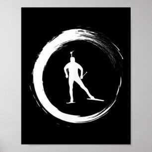Biathlon Winter Sport Kreis Pion 1 Poster