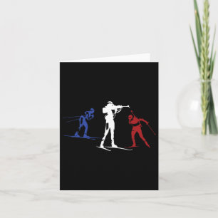 Biathlon Winter Sports Usa Skiverleih Silhouette Karte