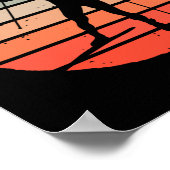 Biathlon Wintersport Aktion Poster (Ecke)