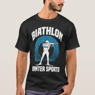 Biathlon Wintersport Biathlete Skifahren G T-Shirt