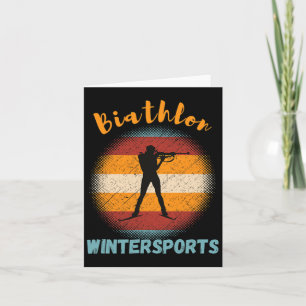 Biathlon Wintersport Langlaufloipe Karte