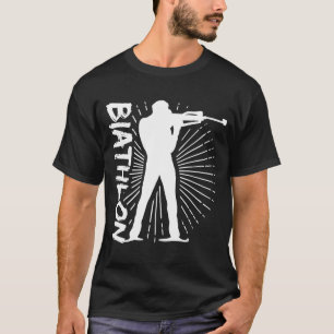 Biathlon Wintersport Snow Biathlete Cross Countdow T-Shirt
