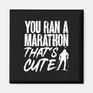 Biathlon you Ran A Marathon, das ist Niedlich Skif Magnet