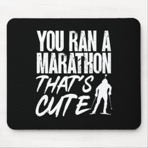 Biathlon you Ran A Marathon, das ist Niedlich Skif Mousepad