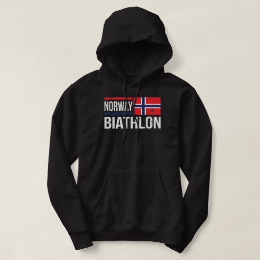 Biathlon-Ziel-Ski-Wettbewerb Hoodie (Design vorne)