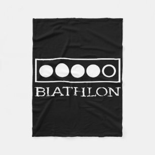 Biathlon Zielvorstellung Sport Ristorante da Enzo Fleecedecke
