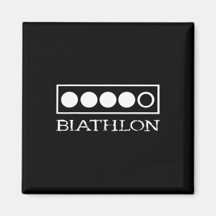 Biathlon Zielvorstellung Sport Ristorante da Enzo Magnet