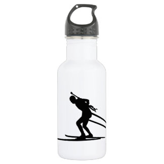 Biathlonskifahren Edelstahlflasche