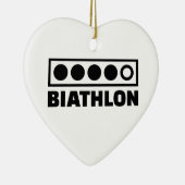 Biathlonziel Keramik Ornament (Rechts)