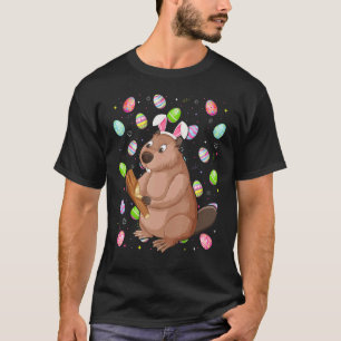 Biaver Bunny Easter Egg Funny Beaver Ostersund T-Shirt