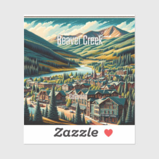 Biaver Creek Colorado 3 Inch Vinyl Sticker