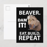 Biaver essen Build Wiederholung Funny