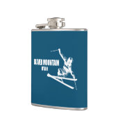 Biaver Mountain Resort Utah Skier Flachmann (Links)