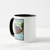 Biaver & River - Bend, Oregon Tasse (Vorderseite Links)