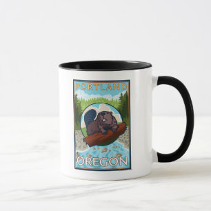 Biaver & River - Portland, Oregon Tasse