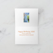 BIB-OVERALLS DRYING ON CLOTHESLINE/BIRTHDAY CARD KARTE (Innenseite)