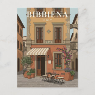 Bibbiena, Italien Postkarte