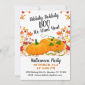 Bibbity Bobbity Boo Halloween Einladung (Vorderseite)