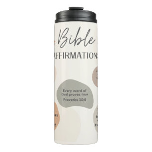 Bibel-Affirmationen Thermosbecher