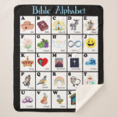Bibel Alphabetdecke Sherpadecke (Vorderseite)
