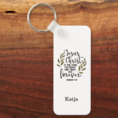 Bibel als rechteckiger Schlüsselanhänger (Vorderseite)