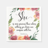 Bibel als Sprichworte Papier Napkins Serviette (Vorderseite)