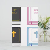 Bibel Briefpapier (Stehend Vorderseite)