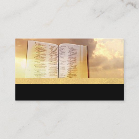 Bibel Christlich Light God Sky Business Cards Visitenkarte (Vorderseite)