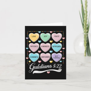 Bibel Christlich Valentine Galatians 5 22 Gespräch Karte