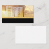 Bibel-christliche helle visitenkarte (Vorne/Hinten)