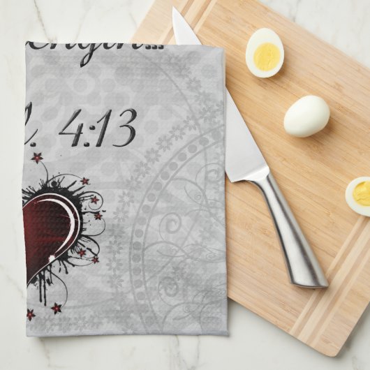 Bibel-christliches Versphilippians-4:13 Handtuch (Viertel Falte)