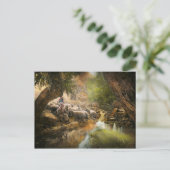 Bibel - Der Herr ist mein Hirte - 1910 Postkarte (Stehend Vorderseite)