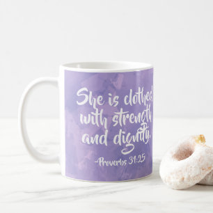 Bibel der Stärken-und Würde-Sprichwort-31 Kaffeetasse