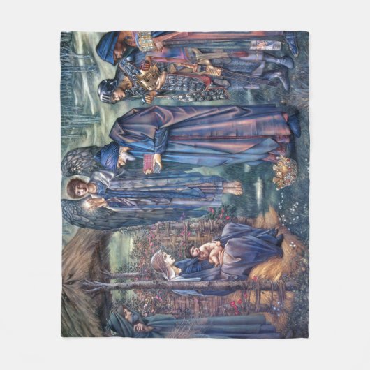 Bibel-Fleece-Decke Nativity-Jesuss Mary Joseph Fleecedecke (Vorderseite)
