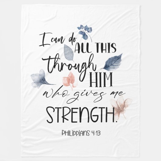 Bibel Fleecedecke (Vorderseite)