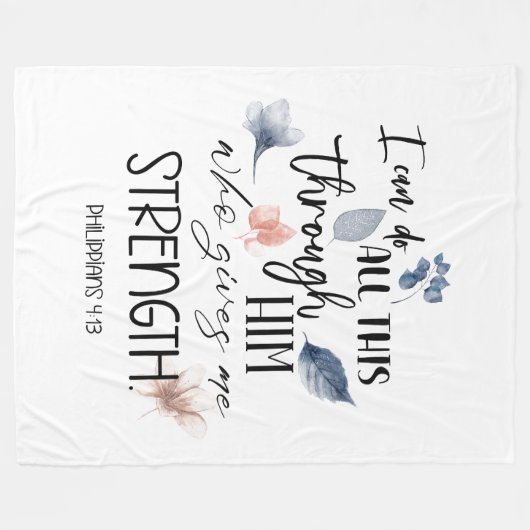 Bibel Fleecedecke (Vorderseite (Horizontal))