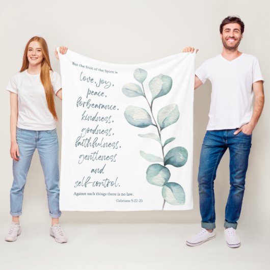 Bibel-Galatians-Fleecedecke Fleecedecke (Beispiel)