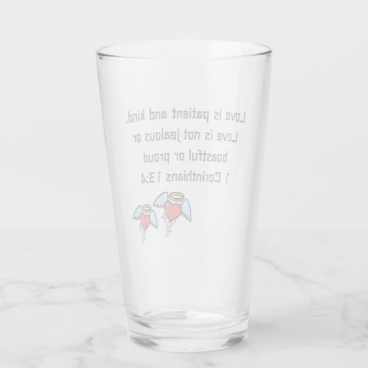 Bibel Glas (Rückseite)