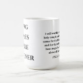 Bibel Glaube Psalms Scripting Verse Kaffeetasse (Mittel)