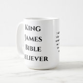 Bibel Glaube Psalms Scripting Verse Kaffeetasse (Vorderseite Links)