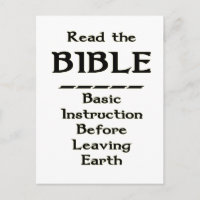 Bibel - Grundlegende Anleitung vor dem Verlass der