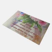 Bibel hilft Ihnen zu trösten. Fußmatte (Schrägansicht)