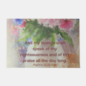 Bibel hilft Ihnen zu trösten. Fußmatte (Vorderseite)