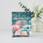 Bibel Inspiriert Postkarte - Joshua 1:9 (Stehend Vorderseite)