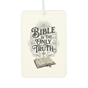 Bibel Ist Die Einzige Wahrheit Christliches T-Shir Autolufterfrischer