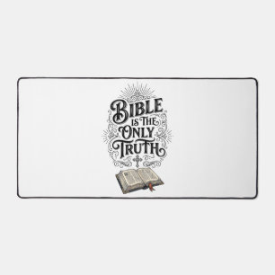 Bibel Ist Die Einzige Wahrheit Christliches T-Shir Schreibtischunterlage